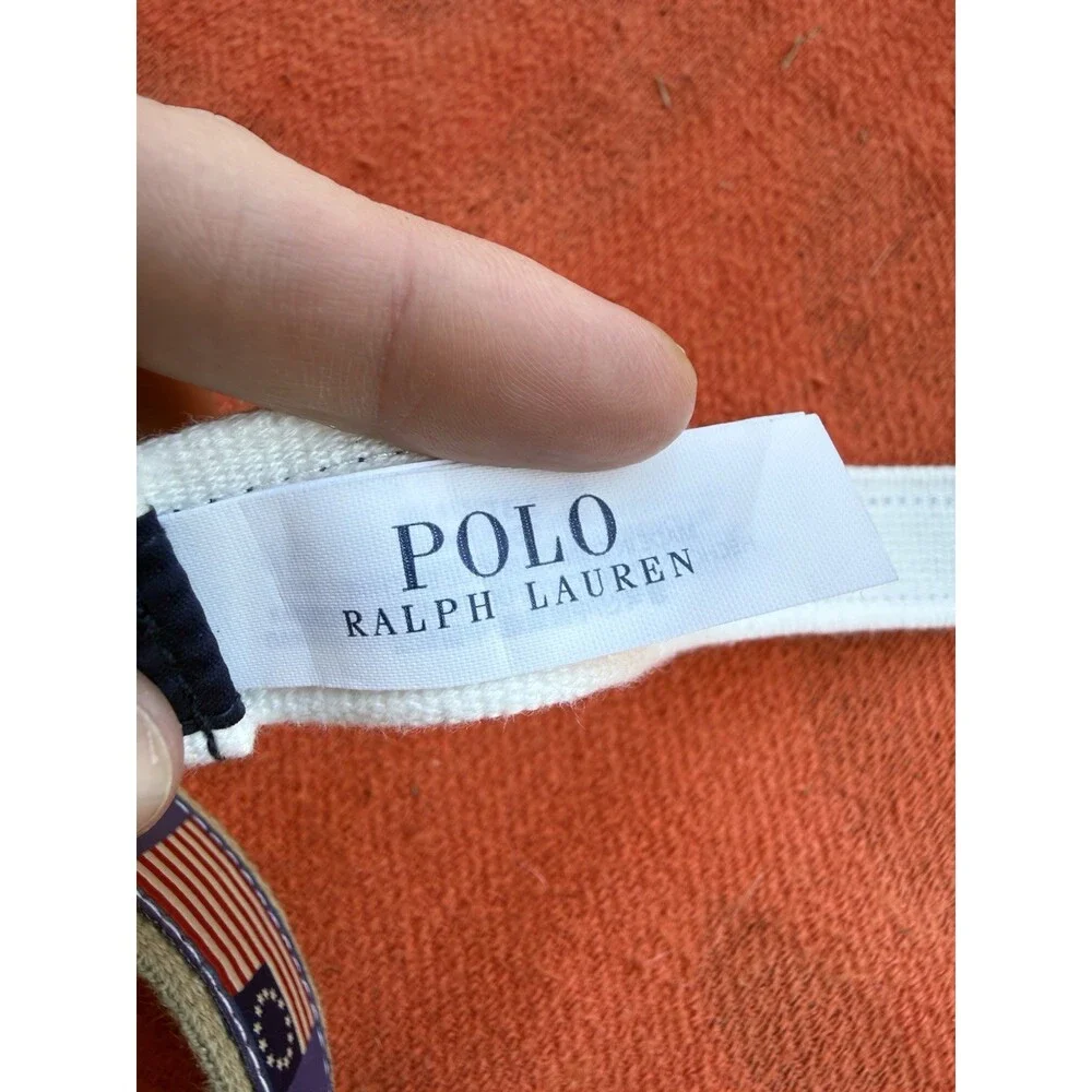 Polo Ralph Lauren Boys Web Belt 3T Navy Embroidered Letters 67 D Ring